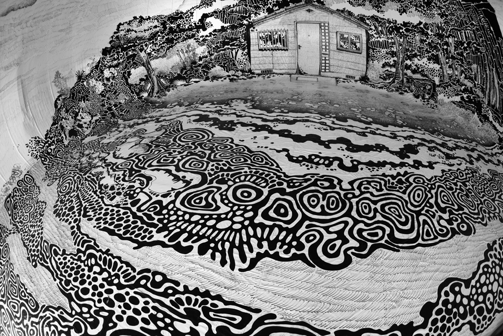 Oscar Oiwa |Panoramic 360° Drawings 